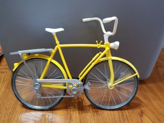 Vintage Mattel Barbie Yellow Bicycle 10 Speed 1973