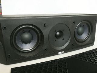 VTG B&W CC3 Black Center Speaker Home Audio Shelf Surround Sound BW England 2