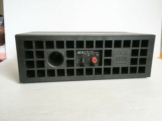 VTG B&W CC3 Black Center Speaker Home Audio Shelf Surround Sound BW England 3