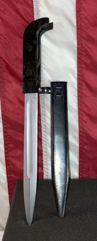 Vintage Russian Polish Romanian Bakelite Bayonet And Scabbard Blade Looks