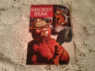 Vintage 1969 The True Story Of Smokey Bear Comic Book