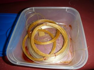 Quantity Of Nylon And Other Gut Line For Clocks