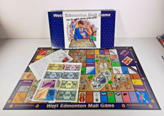 West Edmonton Mall Board Game Vintage 1986 Complete
