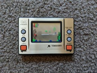 Vintage Play & Time Masudaya Tomahawk Lcd Electronic Handheld Game 80 