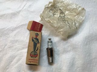 Vintage Bosch Spark Plug Lighter Figural Advertisement Never Lit