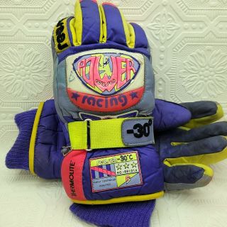 Reusch Racing Ski Gloves Us Ski Team Black Leather Size Xl Neon 80 