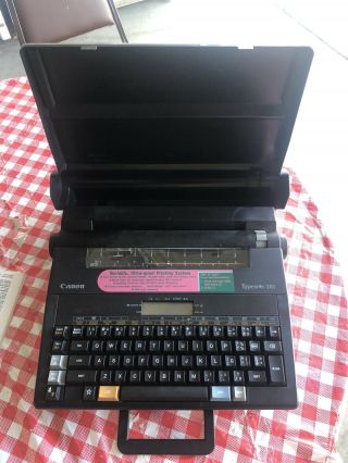 Vintage Canon Typestar 110 Typewriter Lightweight and Portable Type Writer 2