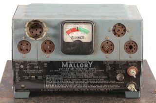 Vintage Mallory Vibrator Tester 6vt1 W Box