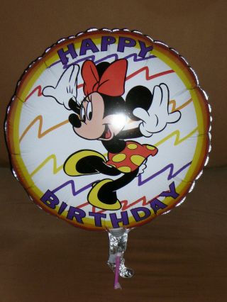 Minnie Mouse Vintage Mylar Birthday Party Balloon - The Walt Disney Co - Made In Usa