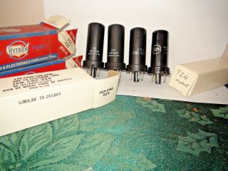 4 Vintage 5z4 Vacuum Tubes
