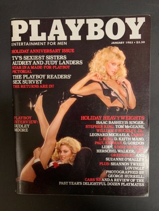 Vtg Playboy January 1983 Back Issue.  Very Good Happy Valentines Day