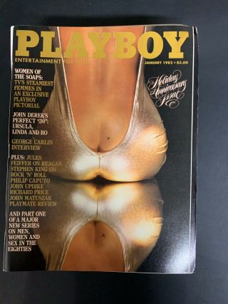Vtg Playboy January 1982.  Back Issue.  Very Good Happy Valentines Day