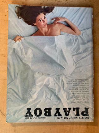 Vintage Playboy February 1967,  Back Issue.  Happy Valentines Day