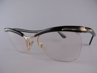 Vintage 50s Essel Nylor Gold Filled Eyeglasses Frames Made In France
