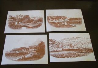 6 X Vintage Postcards Of Bournemouth By Bournemouth & Poole College Of Art 1974
