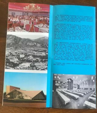 Vintage Brochure THE BROADMOOR Colorado Springs,  Colorado 3