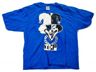 Vintage Icp Insane Clown Posse Carnival Of Carnage Blue Shirt Xxl Cond