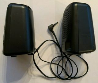 Vintage Sony SRS - P3 Speaker System for Walkman Mini Stereo 3.  5mm Aux 3