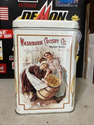Vintage Washburn Crosby Co.  Gold Medal Flour Tin