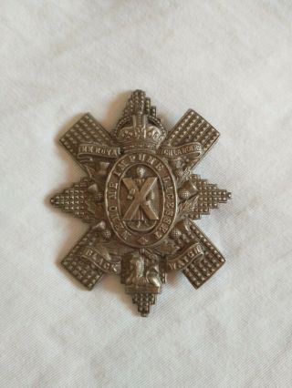 Vintage Military Badge - The Royal Highlanders Black Watch Badge