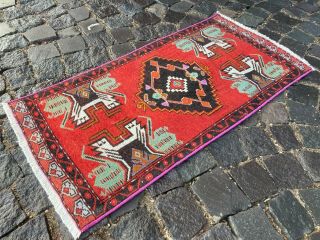 Carpet,  Turkish Rug,  Vintage Rug,  Doormats,  Handmade Rug 1,  6 X 3,  4 Ft
