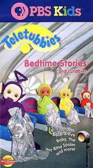 Teletubbies - Bedtime Stories And Lullabies (vhs,  2000) Vintage