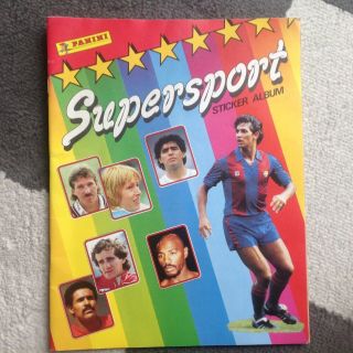 Vintage Panini Supersport Sticker Album 1987