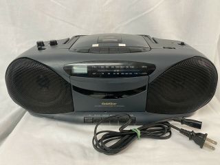 Vtg 320a Goldstar Am/fm Radio Cd Player Cassette Player Stereo Boombox -