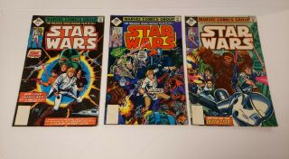 Vintage 1977 Marvel Star Wars Comics 1 - 3 Reprint Variant 35 Cent