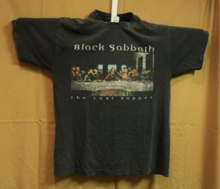 Vintage Black Sabbath The Last Supper T Shirt By Hyland Size L