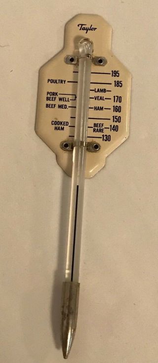 Vintage Mid Century Taylor Roast Meat Thermometer C1