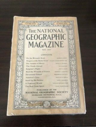 Vintage National Geographic - May 1917,  Vol.  31,  No.  5 - On The Monastir Road