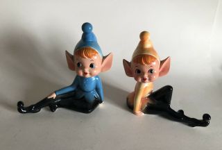 Vintage Brinn’s Pittsburgh Elves Pixies - Blue & Orange Sitting Japan