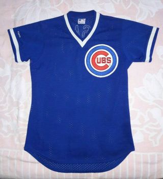 Vintage Adult Large Majestic Chicago Cubs 46 Rosario Pullover Jersey Blue