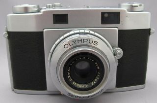 Vintage Olympus 35 - S Camera W/ 4.  5cm / F/3.  5 Lens