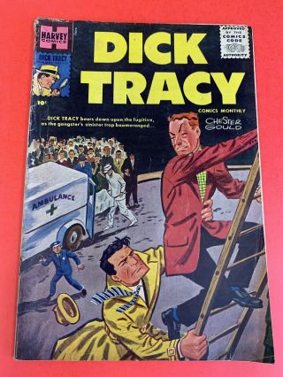 Dick Tracy 107 (1957 Harvey) Crime Stories - Vintage Comic Book