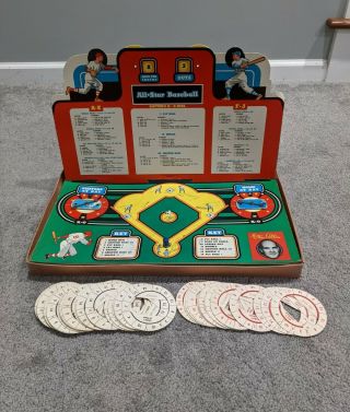 Vintage Cadaco Ellis All Star Baseball Board Game 1960 Sports
