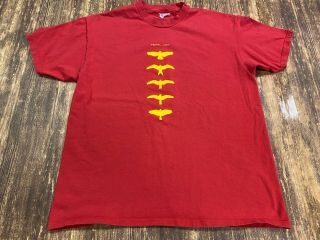 Vtg Pearl Jam 1998 Yield Tour Ames Bros.  Men’s Red T - Shirt - Xl