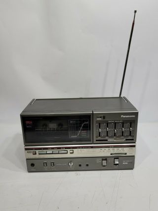 Vtg Panasonic Rx - C45 Am/fm Cassette W/aux Line In Retro Boombox Ghettoblaster