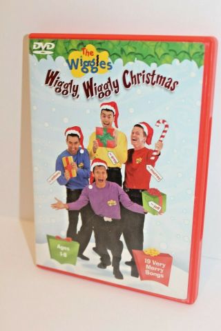 Vintage The Wiggles Wiggly Wiggly Christmas Movie Dvd 40 Minutes 19 Songs 2003