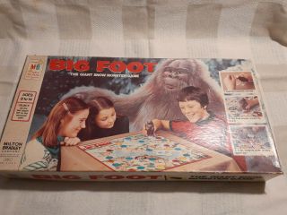 Vintage Board Game Big Foot The Giant Snow Monster Game 1977 Milton Bradley