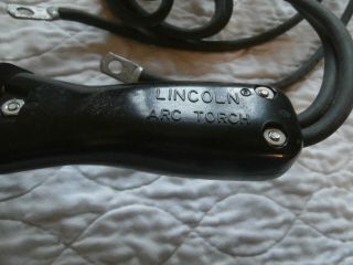 Vintage Lincoln Arc Torch Carbon Rods Welder Welding Accessory 2
