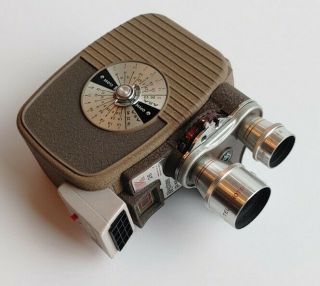Vintage Keystone 8mm Cine Film Camera K 26 Triple Turret 2
