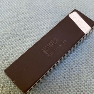 Intel D80287 - 8 8 Bit Math Coprocessor Ic Chip 1982 40 Pin 37 - 159 L7180328 Vtg Pc