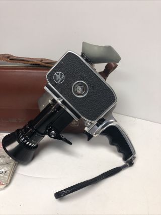 Vintage Bolex P1 Reflex Movie Camera W/ Case 8mm