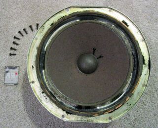 Vintage Acoustic Research Ar - 58 Teledyne Woofer Speaker & Screws.  Needs Re - Foam