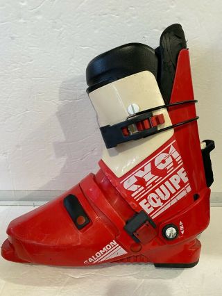Vintage Salomon SX91 Equipe Ski Boots Size 340 - 45 Rear Entry 2