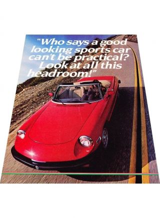 1982 Alfa Romeo Spider Veloce 2 - Page Vintage Advertisement Print Car Ad J427