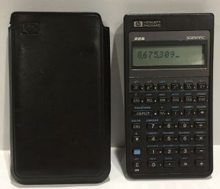 1987 Vintage Hewlett - Packard Hp 22s Scientific Calculator With Case
