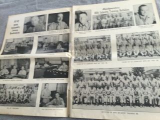 Vintage WWII WW2 17th Infantry Camp Roberts Trainer Large Booklet PHOTOS 2
